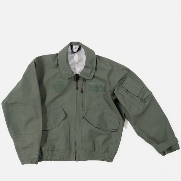 GORE-TEX NOMEX flight jacket Large regular  Flight Jacket heavy duty CWU-106/P - Picture 1 of 13
